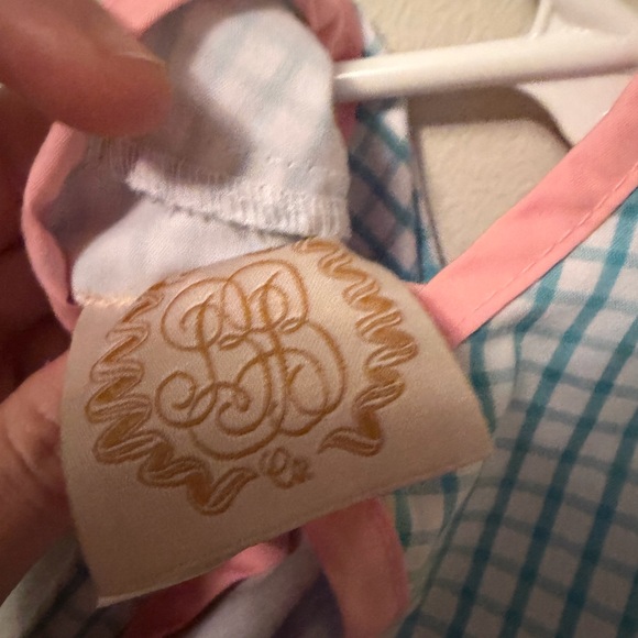 The Beaufort Bonnet Company Blue Striped Matching Set - Picture 4 of 4